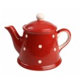 Colonial Home Red Spot Teapot Colonial Home Red Spot Teapot